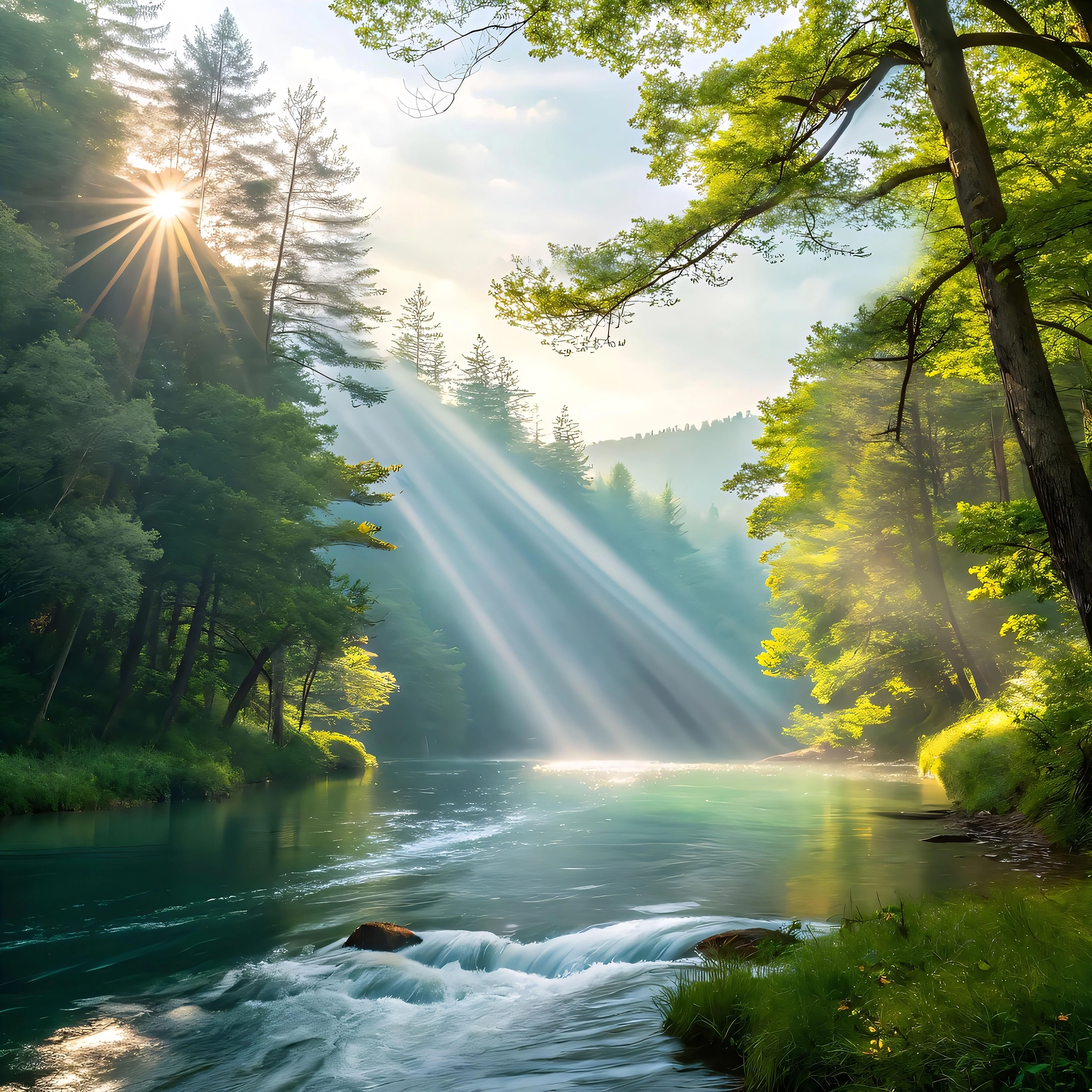 Background of a phoenix rising